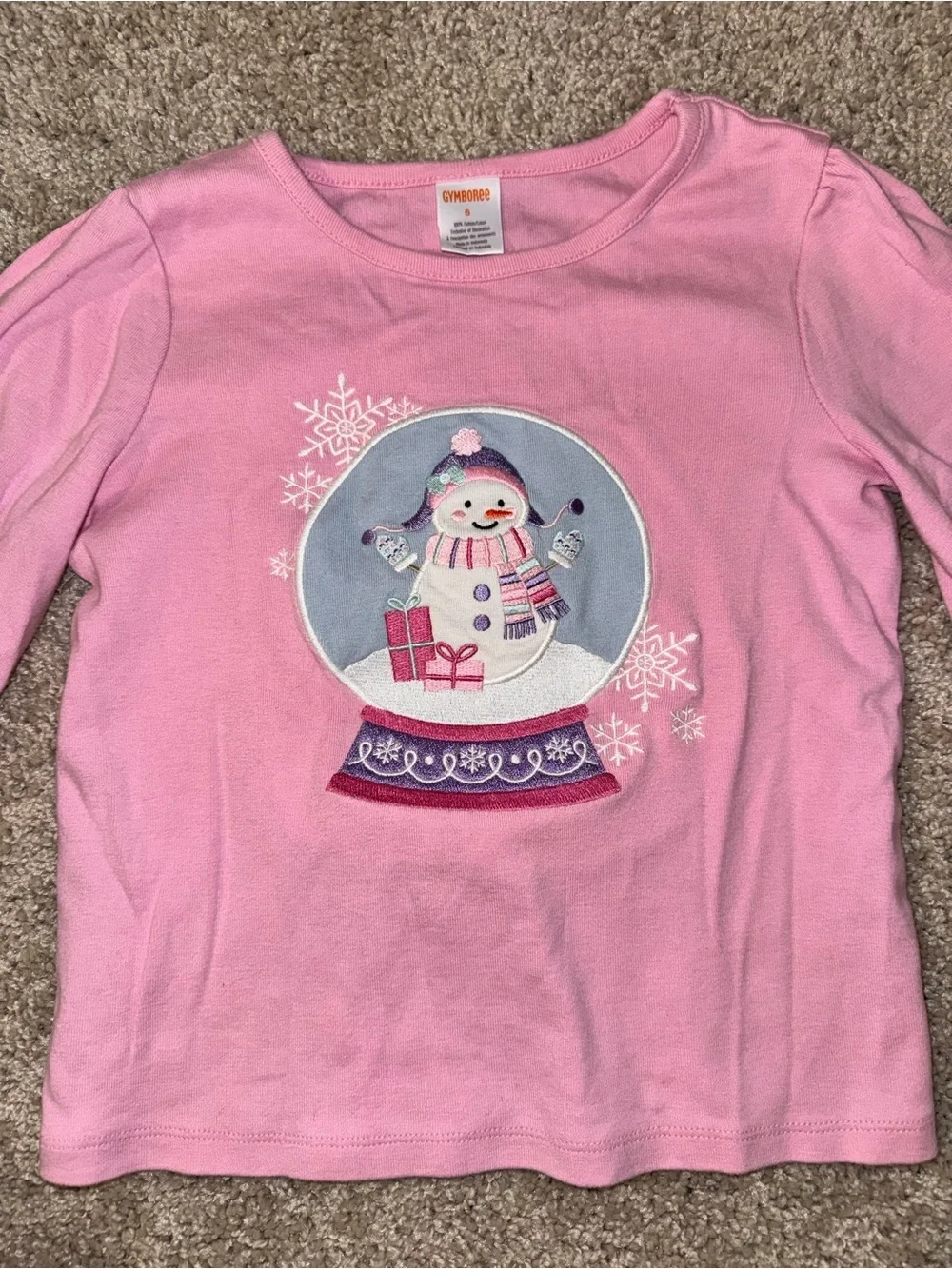 Gymboree Snow Globe Top Size 6